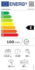 LG FIN00044 Lave Linge Frontal 15 kg 127 litres-F51P12WH - Image 2
