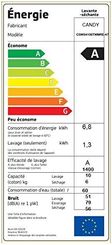 CANDY Lave linge sechant Frontal CS WS 41 06 TWM RE - Image 4