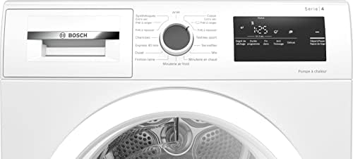 Bosch Electroménager Sèche-linge pompe à chaleur WTH83V13FR - Série 4-8 kg - 112 L - Design AntiVibration - Blanc, Blanche - Image 4
