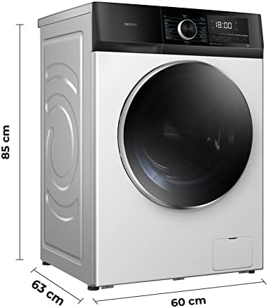 Cecotec Lavadora Bolero Dresscode 10500 Inverter A. Lavadora de 10 Kg blanca, 1400 rpm, Motor inverter plus, Vapor, Clase A. - Image 2