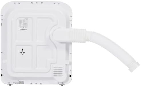 Sweiko Sèche-linge 3 kg en acier inoxydable, 5 programmes, triple filtre, Blanc - Image 3