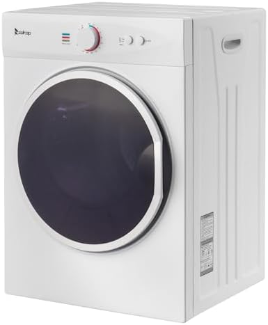 LEADZM sèche-linge,sèche linge séchage à évacuation compact 1020W 3KG avec affichage pour différents modes de séchage, seche-linge portable pour appartements, maison, dortoir
