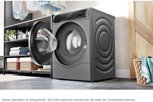 Bosch WNC254AS0 Série 8 Lave-linge séchant intelligent, lavage 10,5 kg et séchage 6 kg, 1400 tr/min, dosage intelligent i-Dos, élimine 16 types de taches, IronAssist avec fonction vapeur, AutoDry - Image 4