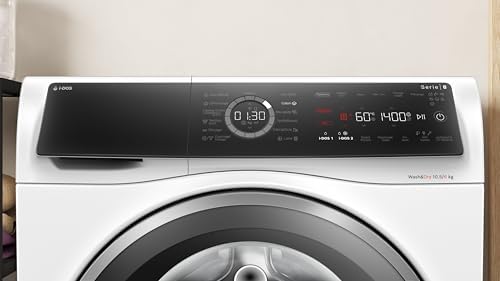 Bosch WNC254A0FR, Série 8, Lave-linge séchant, Pose-libre, 10,5 kg, 1400 trs/min, Blanc - Image 2