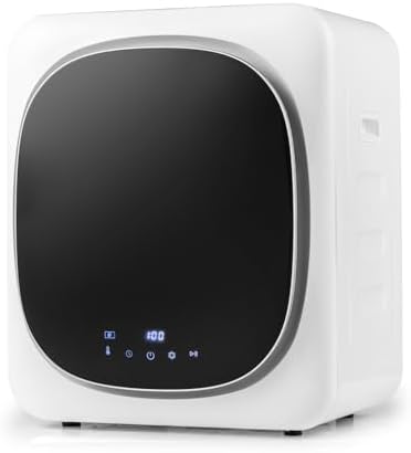 GOPLUS Sèche-Linge 800W, Sèche Linge Pompe à Chaleur 5 Programmes, Protection Contre Surchauffe et Filtration Multiple, Sèche-Linge Électrique 4KG pour Appartement, Dortoir (Électronique)