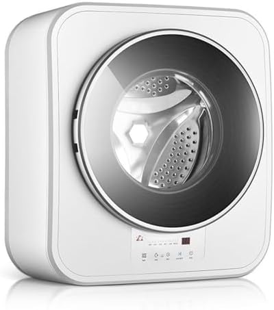 Lave-Linge Compact,Lave-Linge Chargement Frontal,Lave-Linge à Chargement Frontal D'une Capacité De 3kg,Mini Lave-Linge Séchant Automatique,Gain Place (Montage Mural)